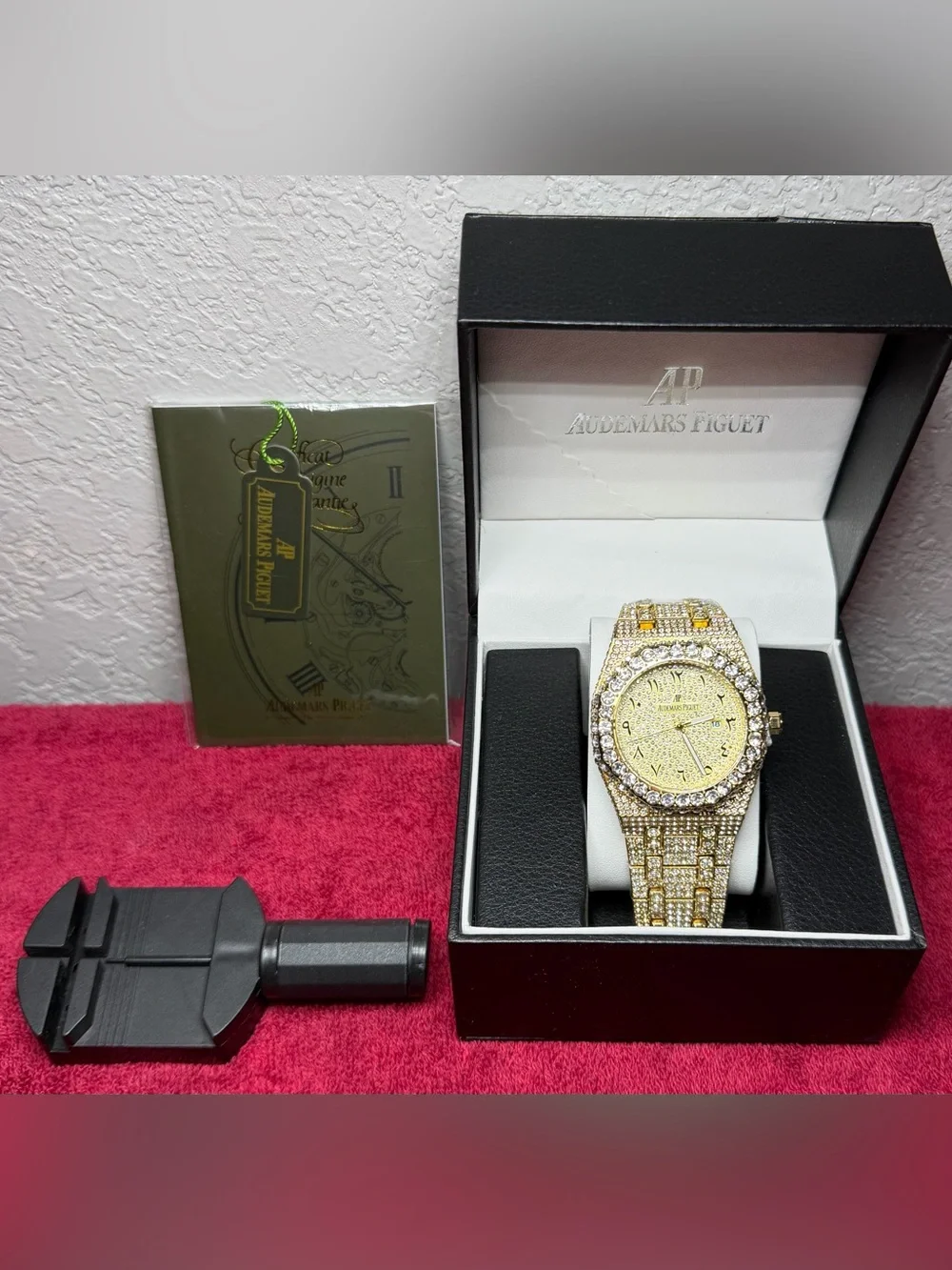 Gold plated watch